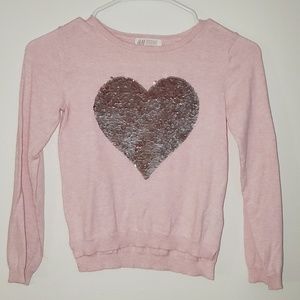 H & M girls sweater